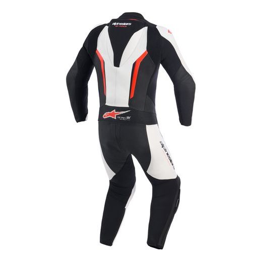 JEDNODIELNA KOMBINÉZA GP FORCE V2, ALPINESTARS (BÍLÁ/ČERNÁ/ČERVENÁ FLUO) 2026