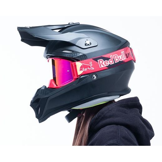 OKULIARE STRIVE, REDBULL SPECT (ČERVENÉ MATNÉ, PLEXI FIALOVÉ ZRKADLOVÉ)