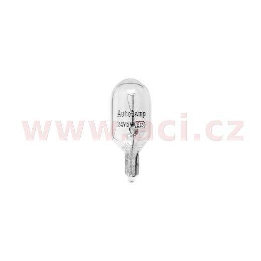 ŽÁROVKA 24V 5W (PATICE W2,1X9,5D/ T10) HELLA (SADA 10 KS)