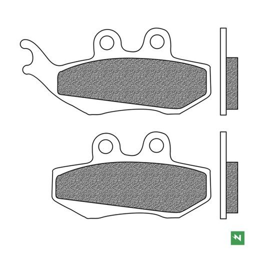 BRZDOVÉ DOŠTIČKY, NEWFREN (ZMES SCOOTER ELITE ORGANIC) 2 KS V BALENIE