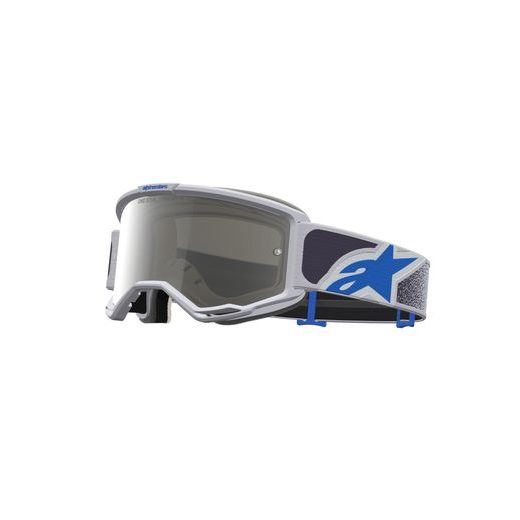 OKULIARE VISION 5 DRAG, ALPINESTARS (SVETLE FIALOVÁ/MODRÁ, ZRKADLOVÉ STRIEBORNÉ PLEXI) 2027