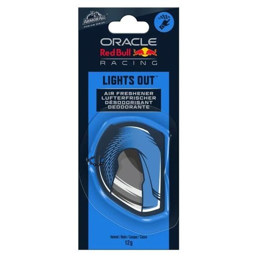 ZÁVĚSNÁ VŮNĚ DO AUTA PŘILBA RED BULL RACING F1 (MODRÁ) 12 G