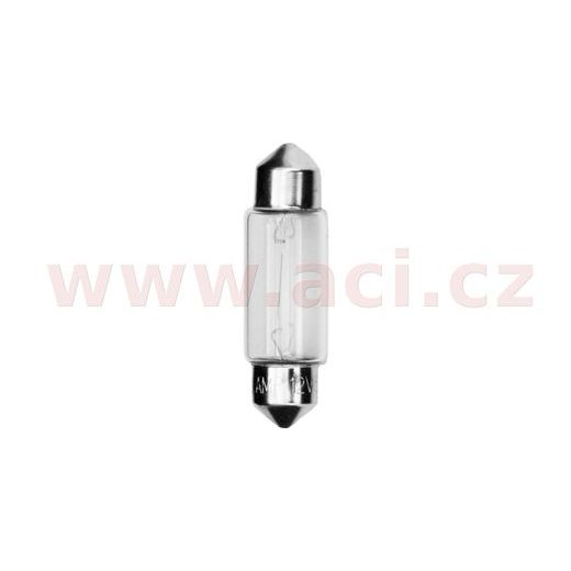 ŽÁROVKA C5W 12V 5W (PATICE SV8,5, 10X37 MM) (SADA 10 KS)