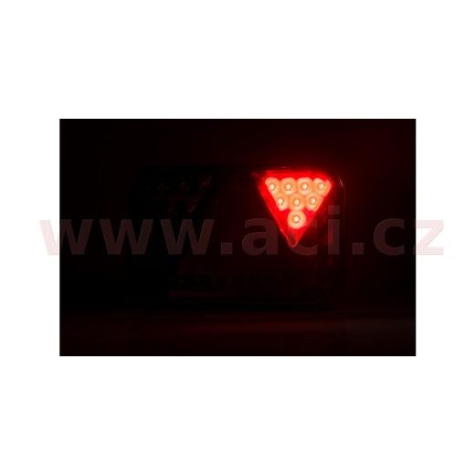 ZADNÍ SVĚTLO LED 200X130 MM, KABEL 1 M, L