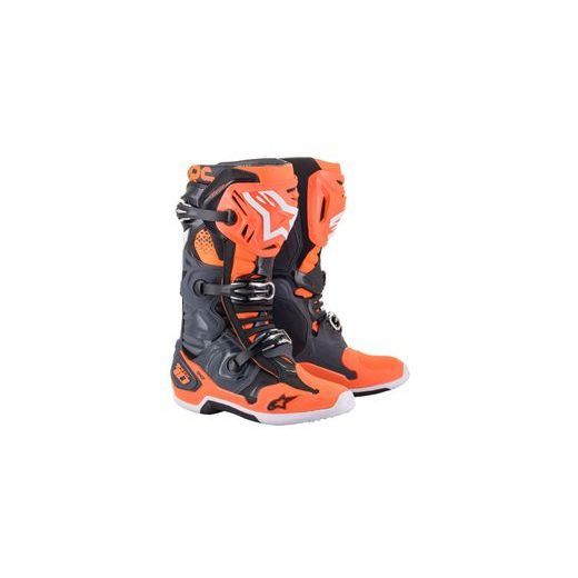 TOPÁNKY TECH 10 2022, ALPINESTARS (ŠEDÁ/ORANŽOVÁ FLUO)