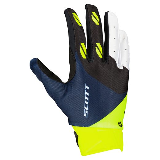 GLOVE EVO RACE MIDNIGHT PURPLE/SAFETY YELLOW