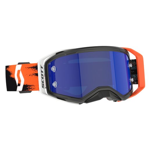 SCOTT BRÝLE PROSPECT 2.0 AMP CHROME BLACK/NEON ORANGE BLUE CHROME WORKS