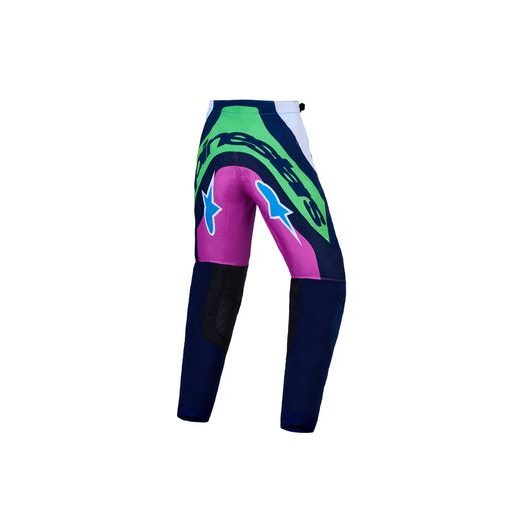 NOHAVICE SUPERTECH MAVEN YOUTH, ALPINESTARS, DETSKÉ (BÍLÁ/MODRÁ/FIALOVÁ/ZELENÁ FLUO) 2027