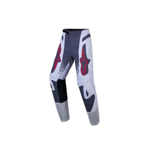 NOHAVICE SUPERTECH SWAN YOUTH, ALPINESTARS, DETSKÉ (SVETLE ŠEDÁ/TMAVĚ ŠEDÁ/ČERVENÁ FLUO) 2027