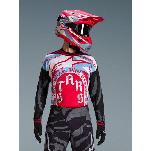 DRES TECHSTAR LIMITOVANÁ EDÍCIA BEAST COAST, ALPINESTARS (ŠEDÁ/ČERNÁ/ORANŽOVÁ) 2026