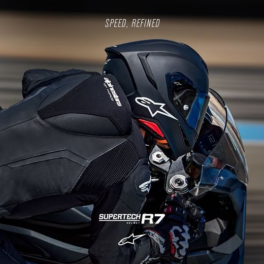 PRILBA S-R7 SOLID, ALPINESTARS (ČIERNA MATNÁ) 2026