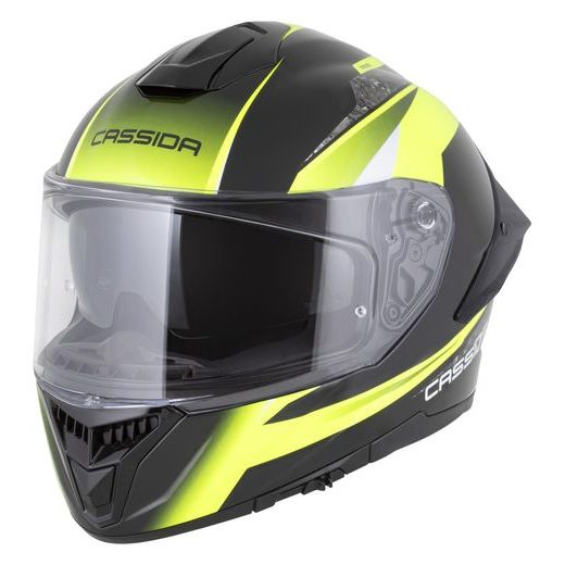 PRILBA INTEGRAL GTS 2.1 MEGA, CASSIDA (ČERNÁ/ŽLUTÁ FLUO/BÍLÁ) PLEXI S PRÍPRAVOU PRE PINLOCK 2026