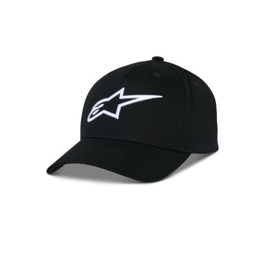 ŠILTOVKA AGELESS SNAPBACK, ALPINESTARS (ČERNÁ/BÍLÁ)