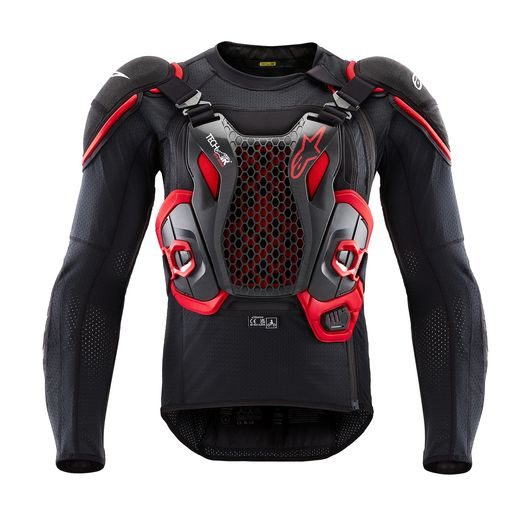 AIRBAGOVÁ VESTA TECH-AIR®OFF-ROAD SYSTEM, ALPINESTARS (ČERNÁ/ČERVENÁ) 2026
