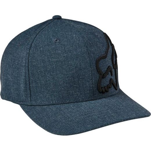 FOX CLOUDED FLEXFIT 2.0 HAT, BLUE/BLACK