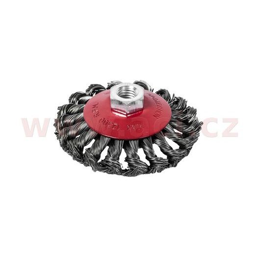 MISKOVÝ KARTÁČ, PRŮM. 100 MM, DRÁT 0,5 MM, M14X2 MM (COPÁNKOVÝ), LUKAS (NĚMECKO)