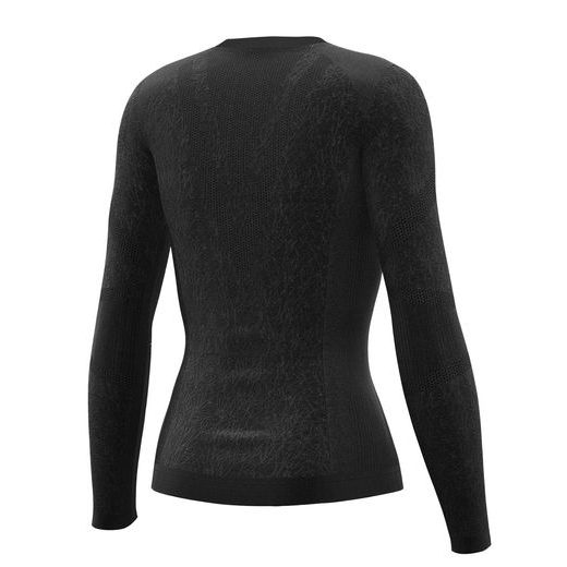 FUNKČNÉ TRIKO S DLHÝM RUKÁVOM K-DRY, DÍVČÍ TECSO (ČIERNA)