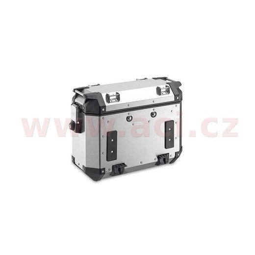 SADA BOČNÝCH KUFRŮ K-MISSION - 36L, KAPPA (STRIEBORNÉ, HLINÍK, 49,5X38,7X24,6 CM)