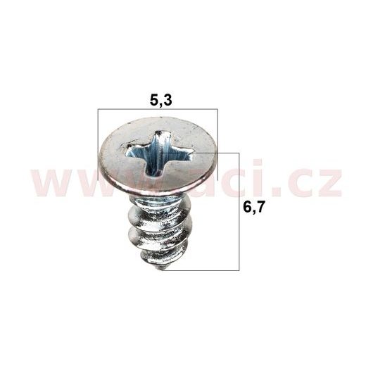 SPECIÁLNÍ SAMOŘEZNÝ VRUT (SADA 10 KS)