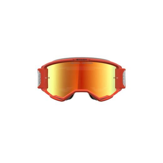 OKULIARE VISION 5 RORA, ALPINESTARS (STŘÍBRNÁ/ORANŽOVÁ, ZRKADLOVÉ ČERVENÉ PLEXI) 2027