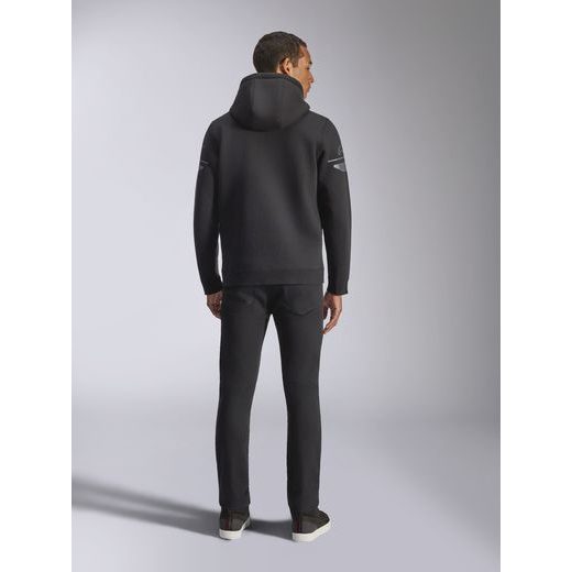 MIKINA ESEMEX HOODIE, ALPINESTARS (ČERNÁ/ŠEDÁ)