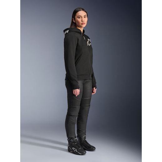 BUNDA STELLA CHROME V2 ŠPORT, ALPINESTARS, DÁMSKA (ČERNÁ/BÍLÁ) 2026