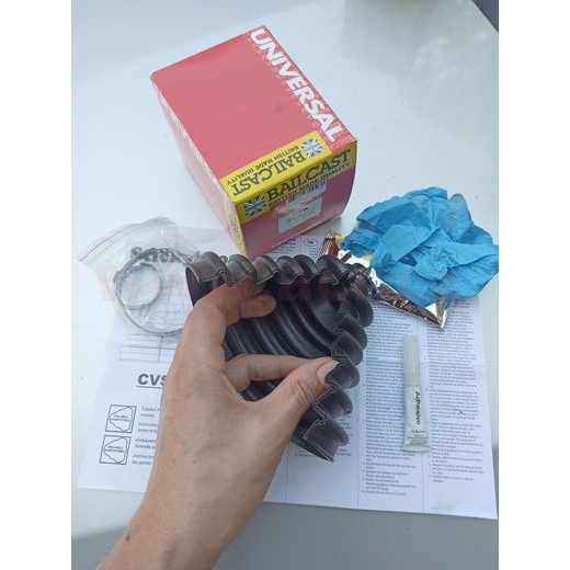 SLEPOVACÍ NEOPRENOVÁ MANŽETA HOM. KLOUBU (VČETNĚ TUKU A SPON) (MALÝ PRŮMĚR 19-35 MM, VELKÝ PRŮMĚR 98-120 MM)