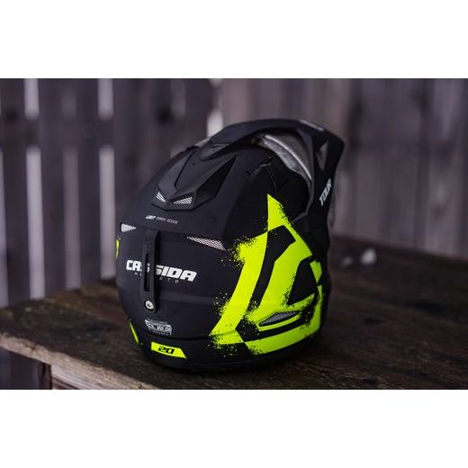 SADA PRE ELEKTRICKÝ VÝHŘEV PLEXI PRILIEB TOUR, CASSIDA (ČÍRE PLEXI, ORANŽOVÁ ANTIFOG CLONA)