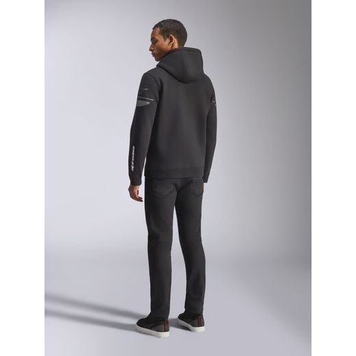 MIKINA ESEMEX HOODIE, ALPINESTARS (ČERNÁ/ŠEDÁ)