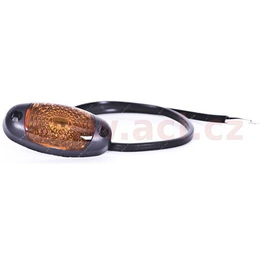POZIČNÍ SVĚTLO LED OVÁLNÉ ORANŽOVÉ (72X45 MM) 12/24V