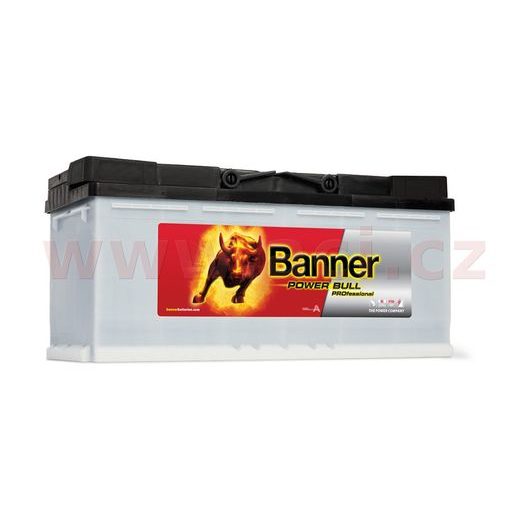 100AH BATERIE 820A, PRAVÁ BANNER POWER BULL PROFESSIONAL 354X175X190