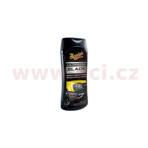 MEGUIARS ULTIMATE BLACK PLASTIC RESTORER - OŽIVOVAČ A OCHRANA PLASTOV V EXTERIÉRU I INTERIÉRU 355 ML