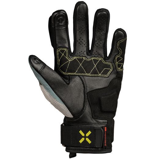 WOMEN'S GLOVES IXS VENTURE-AIR 1.0 X4-050606 BLACK-BLUE GREY-LIME YELLOW DS