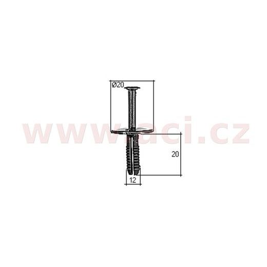 PLASTOVÝ NÝTEK (SADA 10 KS)