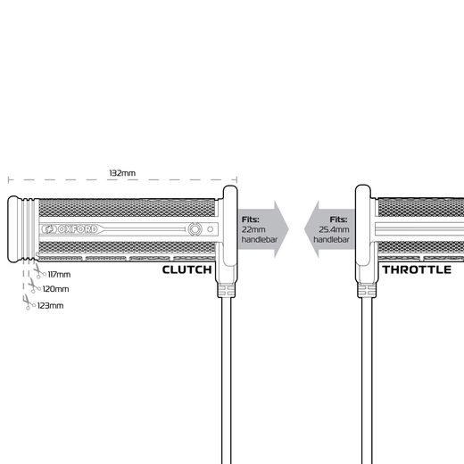 VYHRIEVANÉ GRIPY HOTGRIPS PRE 2.0 ADVENTURE, OXFORD (INTEGROVANÉ OVLÁDANIE)