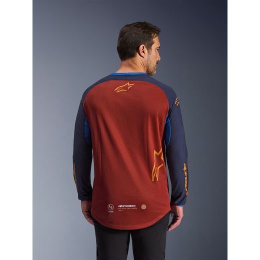 DRES MAXDURA DUAL, ALPINESTARS (ORANŽOVÁ/TMAVĚ MODRÁ) 2026