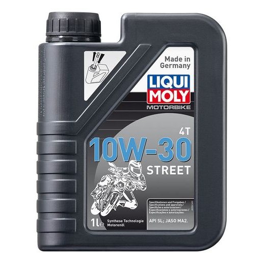 LICQUI MOLY MOTORBIKE 4T 10W30 STREET -POLOSYNTETICKÝ MOTOROVÝ OLEJ 1 L