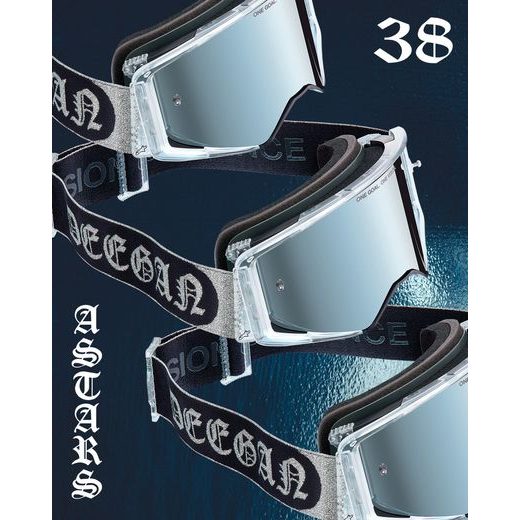 OKULIARE SUPERTECH VISION DNGR38 XXV, ALPINESTARS (ČERNÁ/STŘÍBRNÁ, ZRKADLOVÉ STRIEBORNÉ PLEXI) 2026