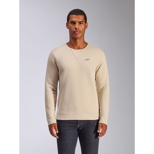 MIKINA POSITIVE CREW, ALPINESTARS (BIELA OFF WHITE)