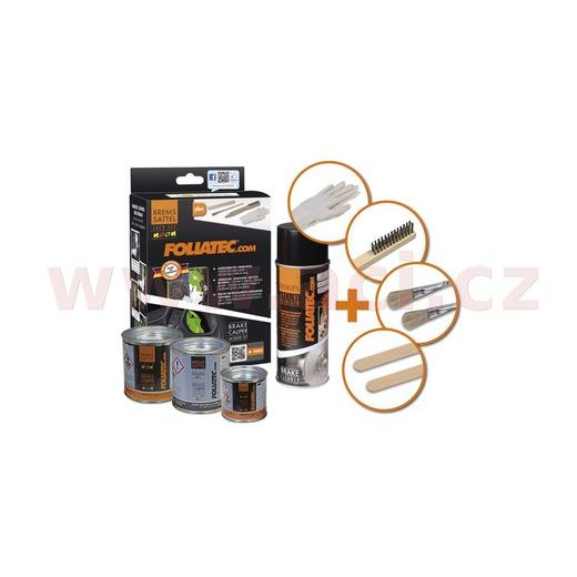 FOLIATEC DVOJZLOŽKOVÁ FARBA NA BRZDOVÉ STRMENE NEONOVÁ ZELENÁ (SADA NA APLIKÁCIU)