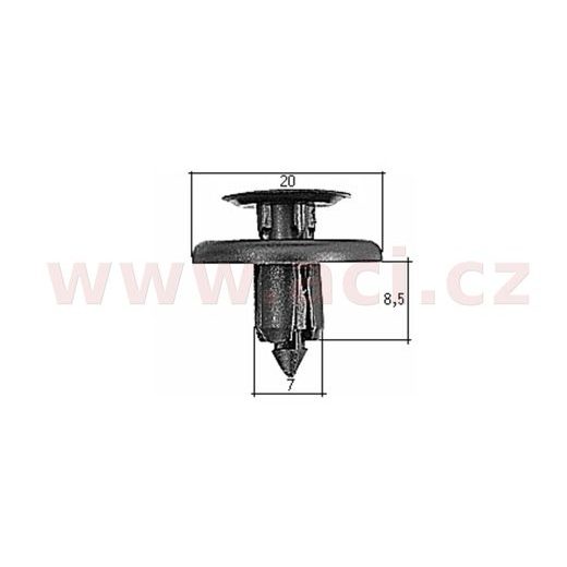 PLASTOVÁ PŘÍCHYTKA (SADA 5 KS)