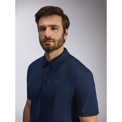 TRIKO S GOLIERIKOM IMPETUS ŠPORT POLO, ALPINESTARS (MODRÁ)