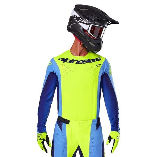 DRES TECHSTAR MELT, ALPINESTARS (ŽLTÁ FLUO/MODRÁ) 2025