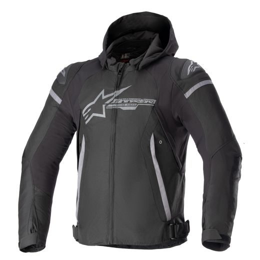 BUNDA ZACA WATERPROOF, ALPINESTARS (ČERNÁ/TMAVĚ ŠEDÁ) 2026