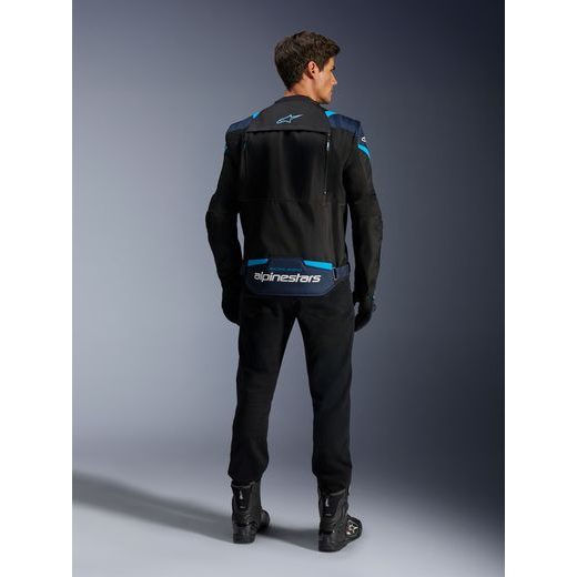 BUNDA T-STUNT AIR, ALPINESTARS (ČERNÁ/MODRÁ/SVĚTLE MODRÁ) 2026