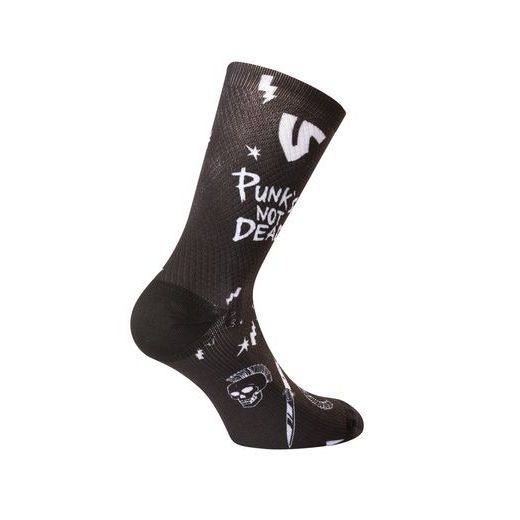 PONOŽKY PUNK'S NOT DEAD, UNDER SHIELD (ČIERNA)