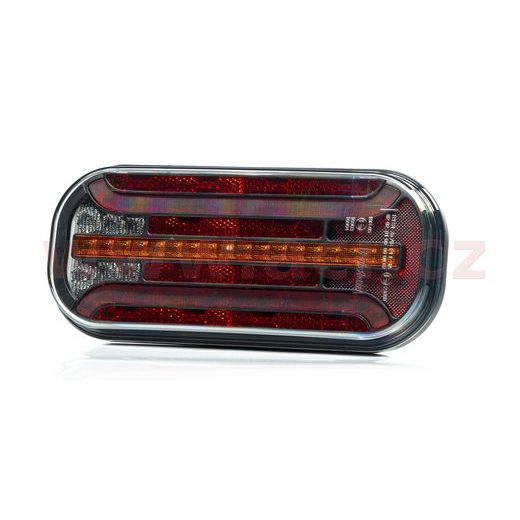 ZADNÍ SVĚTLO LED 214,3X94,3 MM, S DYNAMICKÝM SMĚR. SVĚTLEM, KABEL 1 M, L=P