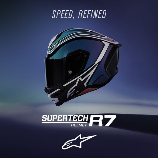 PRILBA S-R7 ZEAL, ALPINESTARS (ČERNÁ/MODRÁ/RŮŽOVÁ FLUO/BÍLÁ) 2026