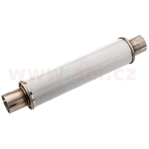 UNIVERZÁLNÍ TLUMIČ KULATÝ 125MM, DÉLKA TĚLA 250MM, VNITŘNÍ PRŮMĚR 63MM NEREZ