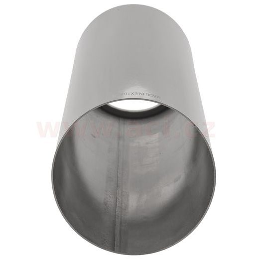 KONCOVKA VÝFUKU NEREZOVÁ KULATÁ, VNĚJŠÍ PRŮMĚR 102MM, DÉLKA 350MM, VNITŘNÍ PRŮMĚR 98MM ASSO